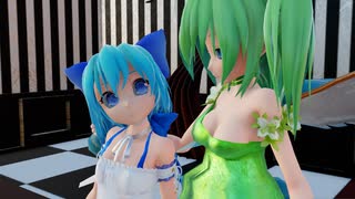 【東方MMD】大妖精{チルノちゃんは　私のもの}  [一応パ○ツは注意してください]　