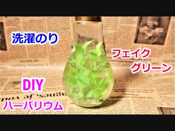 5分で簡単に作れる 100均の洗濯のりと電球瓶でハーバリウムの作り方 ニコニコ動画