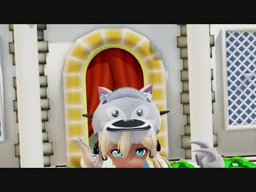 【MMD杯ZERO2参加動画】狼コスプリンツが南国風ステージで鋲心全壊ガール