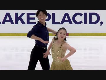吉田唄菜&西山真瑚組 JGP2019 レークプラシッドRD