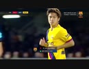 安部途中出場 《親善試合》 カルタヘナ（3部） vs バルセロナ（2019年11月13日）