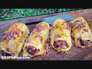 ベーコンピッグドッグ