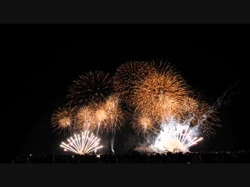 2019 花火甲子園 フィナーレ花火「みなさま今日はどうもありがとうございました！」♪