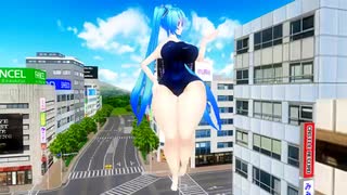 mmdミク風船