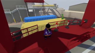 【Human: Fall Flat】緑色の姫様を守るための実況プレイpart16