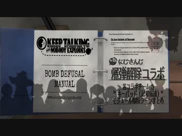 【爆弾解除コラボ】各コラボチームの「キーパッド（記号伝達）」モジュール解除シーンまとめ①【Keep Talking and Nobody Explodes】