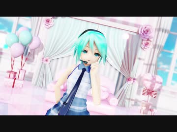 【MMD】ハロ/ハワユ／初音ミク[ままま式あぴミク_大人]