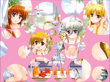 【紳士向け】リリカルなのはの画像を水玉加工してみた