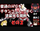 【ガンプラ】ＨＧナラティブガンダムＣ装備をチタニウムフィニッシュみたいにする（その2）