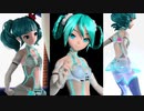 [透けDIVA]PD-FTDX　偶像無線(Game edit) [初音ミク レーシングミク2012]
