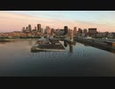 montreal-city-downtown-aerial-sunday-morning　大内徹