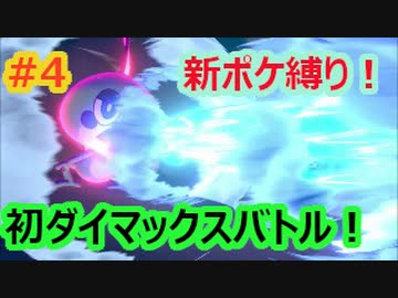 新ポケ縛り完全初見プレイ！　#4【ポケットモンスター剣盾】