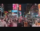 大内徹-new-york-city-october-timelapse-hyperlapse-walk-through-crowd-of-tourist-around-times