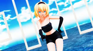 【MMD】BURNING 改悪式アリス [1080p]