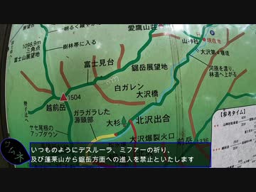 【ゆっくり】愛鷹山RTA 3:19【リアル登山アタック】