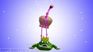 【MMDワンピ】CROCO&FLAMINGOで45秒 ～ モデル配布