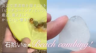 ASMR 波音のリラクゼーション 3D 慶野松原の浜辺 淡路島の海 ビーチコーミング 音フェチ