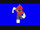 走る剣盾の謎の　キャラクター。BB
