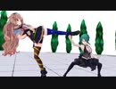 【神楽すず・もこ田めめめ】ウメハラvsジャスティン【MMD】