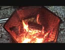 家キャン飯2焼肉キャベツ巻きとエビとイカの串焼き