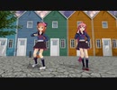 【MMD】卯月、猫村いろはでおどりゃんせ