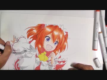 【東方描いてみた】サニーミルク【コピック】