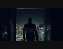 宮木健二　walkling-toward-city-sky-scrapers-dubai-urban-panorama-futuristic-digital-nomad
