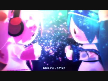 【MMD】ニア（ふわふわぬいぐるみ初音ミク雪・桜）