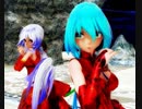 Ray MMD【乱躁滅裂ガール】Tda式改変 初音ミク 弱音ハク ドレス