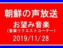 【NK-POP】朝鮮の声放送音楽リクエスト【108/11/28】
