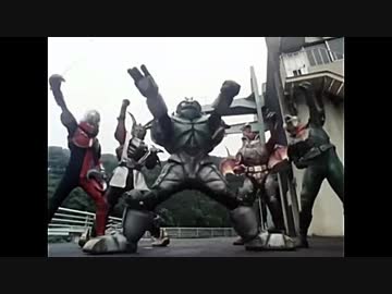 バイオマンのジューノイド５人組総出撃動画２
