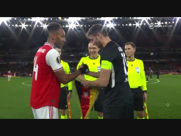 長谷部＆鎌田先発 《19-20ヨーロッパリーグ》 [GS第5節・F組] アーセナル vs フランクフルト