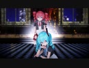 【MMD】Kiss Me愛してる【Miku&Teto】