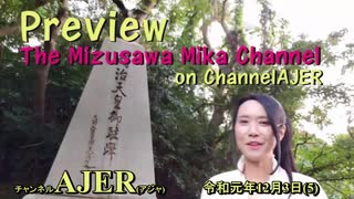 『「昭和天皇の御真影を拝みながら、沖縄戦で散華された全国の御英霊に感謝の誠を捧げている時、突然、一陣の神風が吹き抜けました。」』水沢美架AJER2019.11.19(3)