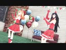 【MMD踊らせてみた】どーなつのくりすます【モデル配布あり】