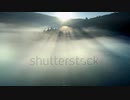 大内徹　flying-through-the-clouds-above-mountain-tops-high-peaks-wonderful-morning-sunrise-natural