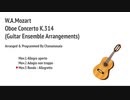 モーツァルト作曲 オーボエ協奏曲 K.314 (ギター合奏編曲版)