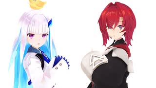 【MMD】ヘルエスタのBadとAppleコンビでBadApple!【リゼアン】