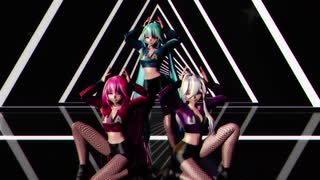 【MMD】달라달라 ダラダラ 【TDAミク・ルカ・ハク】