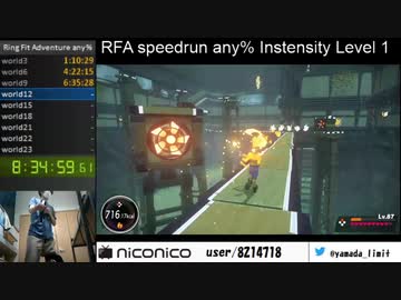 リングフィットアドベンチャー any％RTA 19:49:14 part4