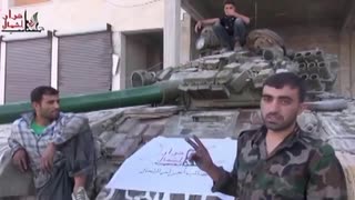 【シリア内戦】戦車のメンテナンスの様子