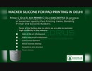 Wacker Silicone For Pad Printing in Delhi
