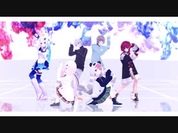 【にじさんじMMD】エンヴィキャットウォーク【雪山いつメン(仮)】