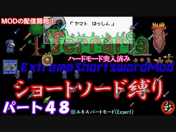 [Terraria+MOD]　ショートソード縛りEX パート４８　[ゆっくり実況]