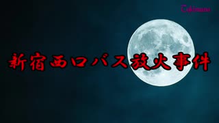 【閲覧注意】もしもタイムマシンがあったら見に行きたい新宿西口バス放火事件【心が壊れた】