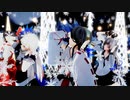 【MMD艦これ】　榛名、リデル、夕立、加賀、ISAO式博麗霊夢　「愛言葉Ⅲ」　1080ｐ