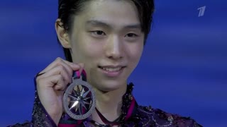 【解説なし】表彰式 GPファイナル2019 Men Victory Ceremony