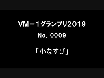 ＶＭ－１グランプリ２０１９　No.0009 小なすび