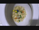 M&M'sとポテトチップスをトイレに流してみた