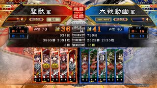 【征覇王】聖獣戦姫628【三国志大戦】